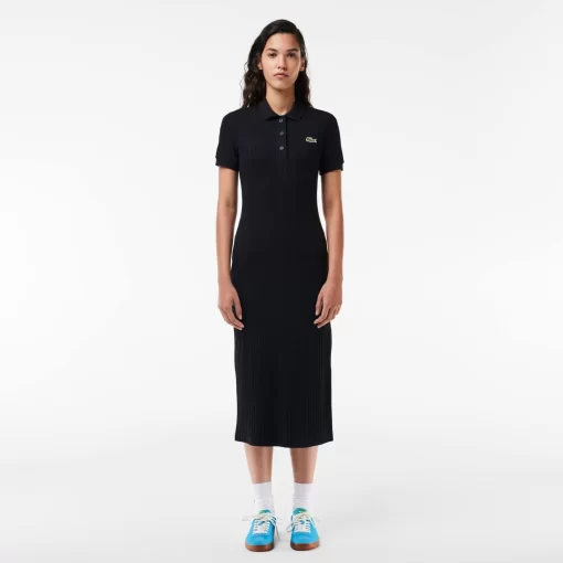 Lacoste Dresses & Skirts-Women'S Polo-Style Midi Dress