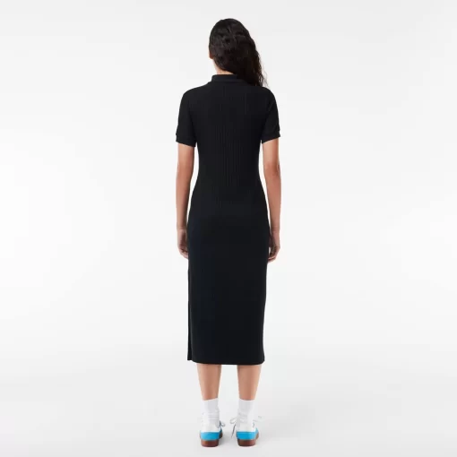 Lacoste Dresses & Skirts-Women'S Polo-Style Midi Dress