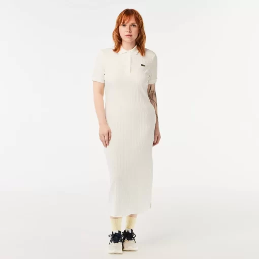 Lacoste Dresses & Skirts-Women'S Polo-Style Midi Dress