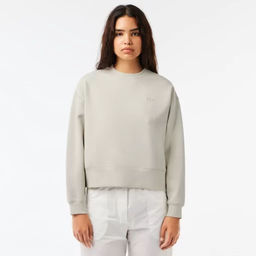 Lacoste Sweatshirts-Women'S Print Back Jogger Sweatshirt