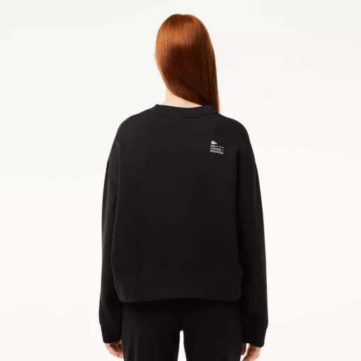 Lacoste Sweatshirts-Women'S Print Back Jogger Sweatshirt