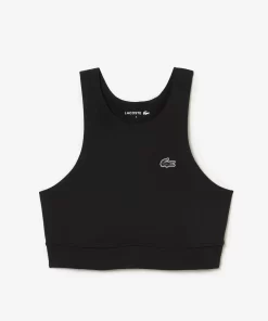 Lacoste Sport Clothing-Women'S Quick-Dry Recycled Polyamide Stretch Bra