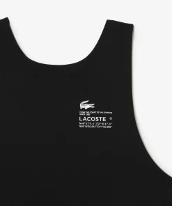 Lacoste Sport Clothing-Women'S Quick-Dry Recycled Polyamide Stretch Bra