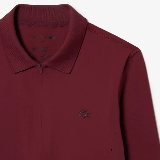 Lacoste Polo Shirts-Women'S Recycled Polyamide Collared Zip-Up Body