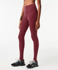 Lacoste Sport Clothing-Women'S Recycled Polyester Tapered Leggings