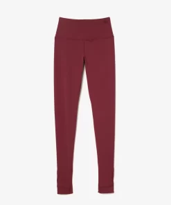 Lacoste Sport Clothing-Women'S Recycled Polyester Tapered Leggings