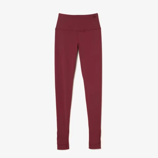 Lacoste Sport Clothing-Women'S Recycled Polyester Tapered Leggings