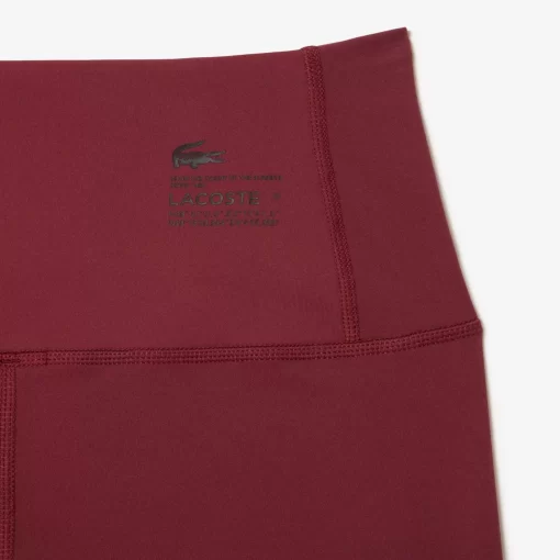 Lacoste Sport Clothing-Women'S Recycled Polyester Tapered Leggings