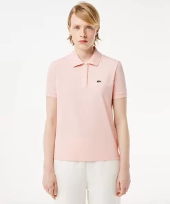 Lacoste Polo Shirts-Women'S Regular Fit Soft Cotton Petit Pique Polo Shirt