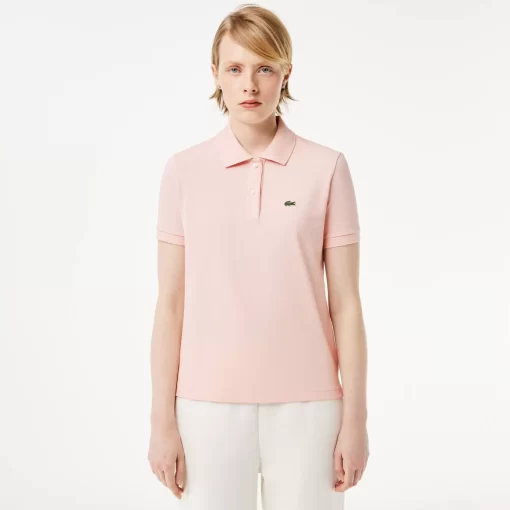 Lacoste Polo Shirts-Women'S Regular Fit Soft Cotton Petit Pique Polo Shirt