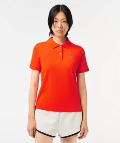 Lacoste Polo Shirts-Women'S Regular Fit Soft Cotton Petit Pique Polo Shirt