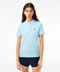 Lacoste Polo Shirts-Women'S Regular Fit Soft Cotton Petit Pique Polo Shirt