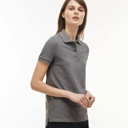 Lacoste Polo Shirts-Women'S Regular Fit Soft Cotton Petit Pique Polo Shirt