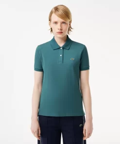 Lacoste Polo Shirts-Women'S Regular Fit Soft Cotton Petit Pique Polo Shirt