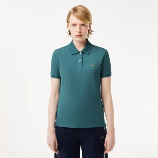 Lacoste Polo Shirts-Women'S Regular Fit Soft Cotton Petit Pique Polo Shirt