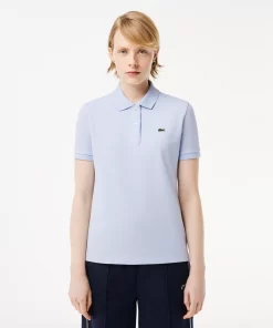 Lacoste Polo Shirts-Women'S Regular Fit Soft Cotton Petit Pique Polo Shirt