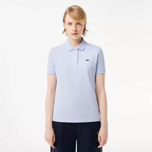 Lacoste Polo Shirts-Women'S Regular Fit Soft Cotton Petit Pique Polo Shirt