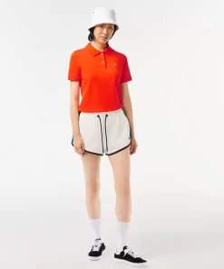 Lacoste Polo Shirts-Women'S Regular Fit Soft Cotton Petit Pique Polo Shirt