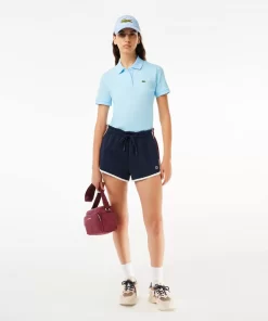 Lacoste Polo Shirts-Women'S Regular Fit Soft Cotton Petit Pique Polo Shirt