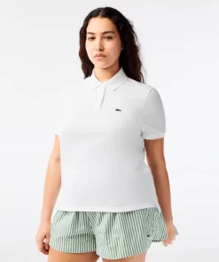 Lacoste Polo Shirts-Women'S Regular Fit Soft Cotton Petit Pique Polo Shirt