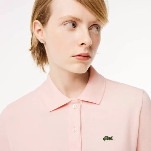 Lacoste Polo Shirts-Women'S Regular Fit Soft Cotton Petit Pique Polo Shirt