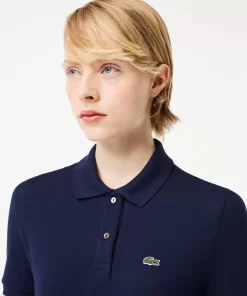 Lacoste Polo Shirts-Women'S Regular Fit Soft Cotton Petit Pique Polo Shirt