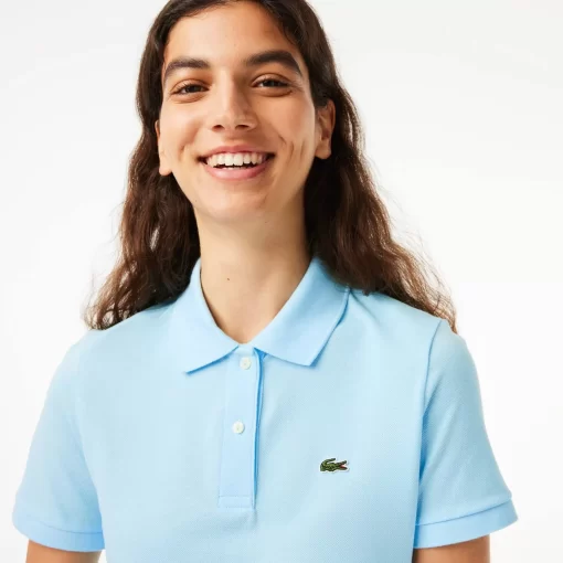 Lacoste Polo Shirts-Women'S Regular Fit Soft Cotton Petit Pique Polo Shirt