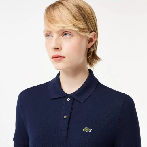 Lacoste Polo Shirts-Women'S Regular Fit Soft Cotton Petit Pique Polo Shirt