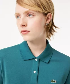 Lacoste Polo Shirts-Women'S Regular Fit Soft Cotton Petit Pique Polo Shirt