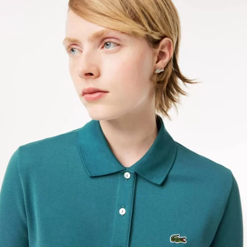 Lacoste Polo Shirts-Women'S Regular Fit Soft Cotton Petit Pique Polo Shirt