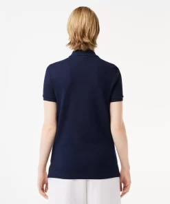 Lacoste Polo Shirts-Women'S Regular Fit Soft Cotton Petit Pique Polo Shirt