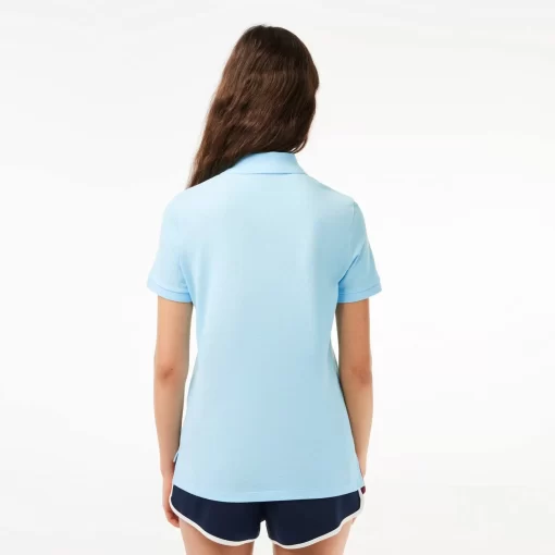 Lacoste Polo Shirts-Women'S Regular Fit Soft Cotton Petit Pique Polo Shirt