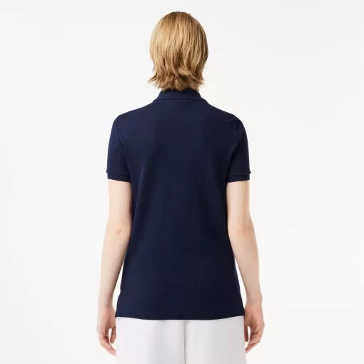 Lacoste Polo Shirts-Women'S Regular Fit Soft Cotton Petit Pique Polo Shirt