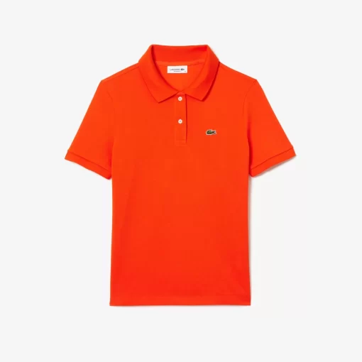 Lacoste Polo Shirts-Women'S Regular Fit Soft Cotton Petit Pique Polo Shirt