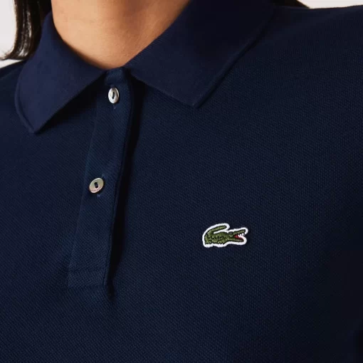 Lacoste Polo Shirts-Women'S Regular Fit Soft Cotton Petit Pique Polo Shirt