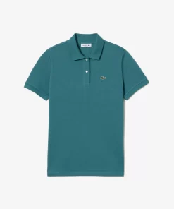 Lacoste Polo Shirts-Women'S Regular Fit Soft Cotton Petit Pique Polo Shirt