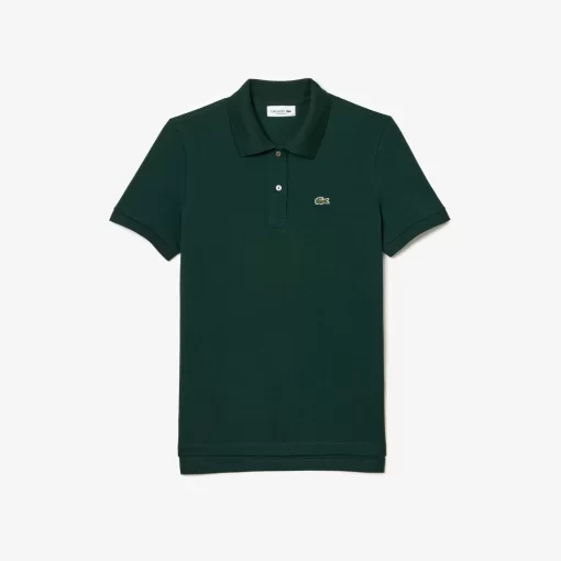 Lacoste Polo Shirts-Women'S Regular Fit Soft Cotton Petit Pique Polo Shirt