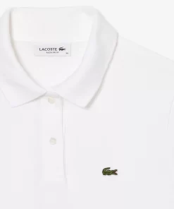 Lacoste Polo Shirts-Women'S Regular Fit Soft Cotton Petit Pique Polo Shirt