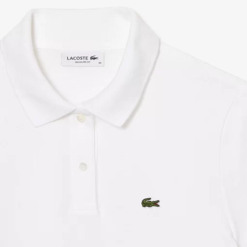 Lacoste Polo Shirts-Women'S Regular Fit Soft Cotton Petit Pique Polo Shirt