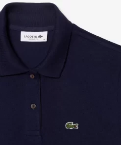 Lacoste Polo Shirts-Women'S Regular Fit Soft Cotton Petit Pique Polo Shirt