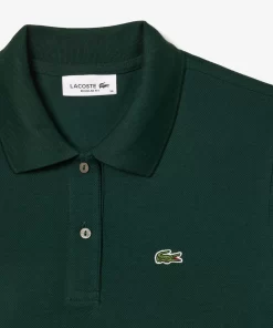 Lacoste Polo Shirts-Women'S Regular Fit Soft Cotton Petit Pique Polo Shirt