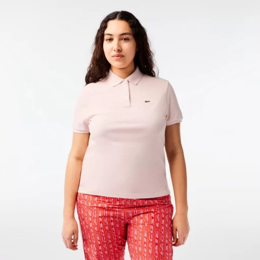 Lacoste Polo Shirts-Women'S Regular Fit Soft Cotton Petit Pique Polo Shirt