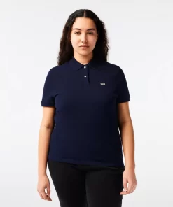 Lacoste Polo Shirts-Women'S Regular Fit Soft Cotton Petit Pique Polo Shirt