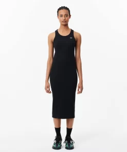 Lacoste Dresses & Skirts-Women'S Sleeveless Organic Cotton Dress