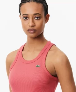 Lacoste Dresses & Skirts-Women'S Sleeveless Organic Cotton Dress