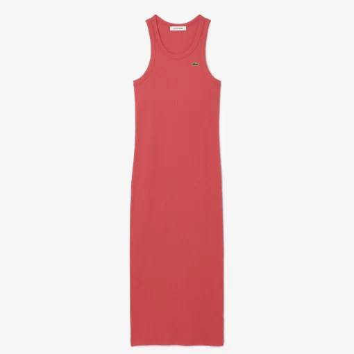 Lacoste Dresses & Skirts-Women'S Sleeveless Organic Cotton Dress