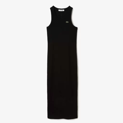 Lacoste Dresses & Skirts-Women'S Sleeveless Organic Cotton Dress