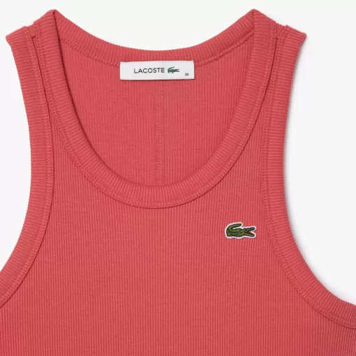 Lacoste Dresses & Skirts-Women'S Sleeveless Organic Cotton Dress