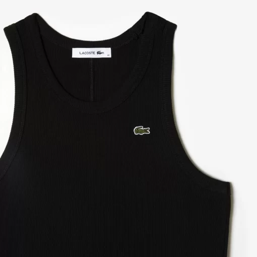 Lacoste Dresses & Skirts-Women'S Sleeveless Organic Cotton Dress