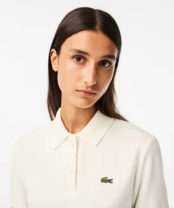 Lacoste Polo Shirts-Women'S Slim Fit Organic Cotton Terry Polo Shirt